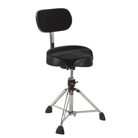 Gibraltar 9608MB Pro Drum Throne with Back Rest-Music World Academy