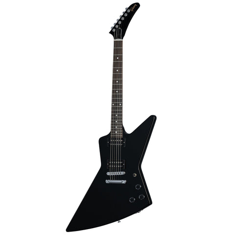 Gibson DSXE00EBCH 80's Explorer Electric Guitar with Hardshell Case-Ebony-Music World Academy