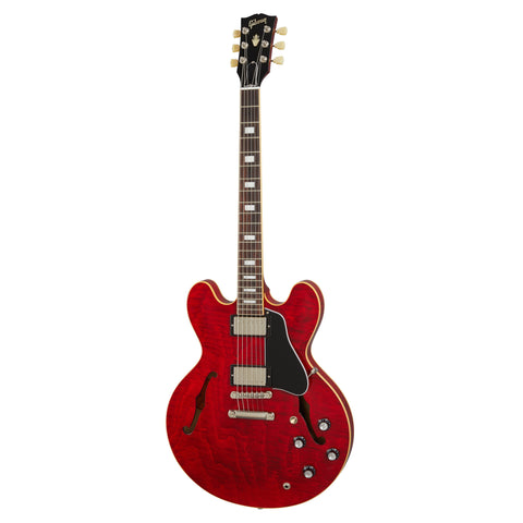 Gibson ES-335 Figured Semi-Hollowbody Electric Guitar with Hardshell Case-Sixties Cherry-Music World Academy