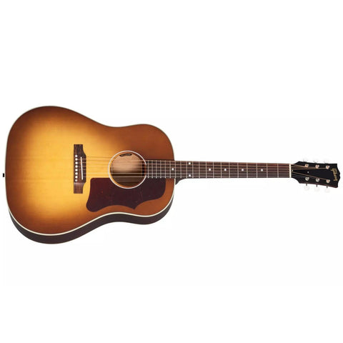 Gibson J-45 Faded 50's Acoustic/Electric Guitar with Hardshell Case-Vintage Sunburst-Music World Academy