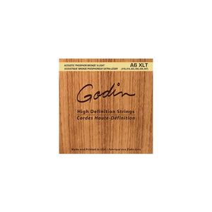 Godin A6 XLT Phosphor Bronze Acoustic Guitar Strings X-Light 10-47-Music World Academy