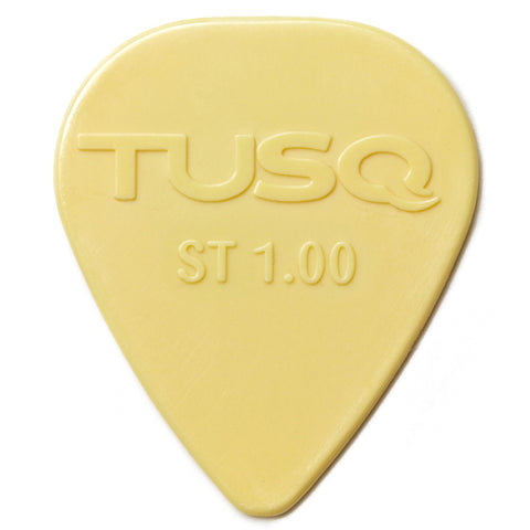 Graph Tech PQP-0100-V6 Tusq Picks 6-Pack 1.00mm Vintage White-Music World Academy