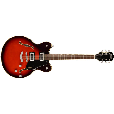 Grestch G5622 Electromatic Centre-Block Hollowbody Electric Guitar-Claret Burst-Music World Academy