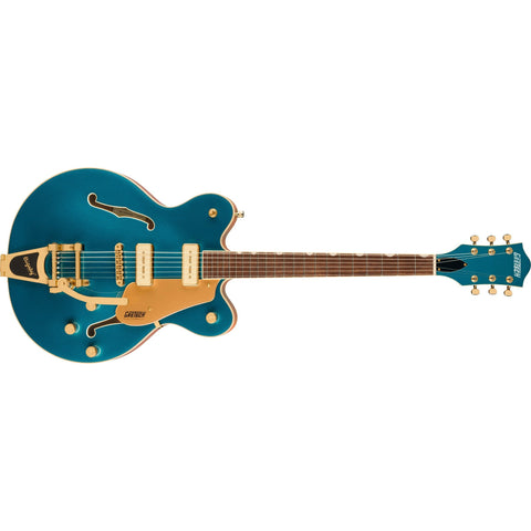 Gretsch Electromatic Pristine LTD Edition Center Block Double Cut with Bigsby-Petrol-Music World Academy