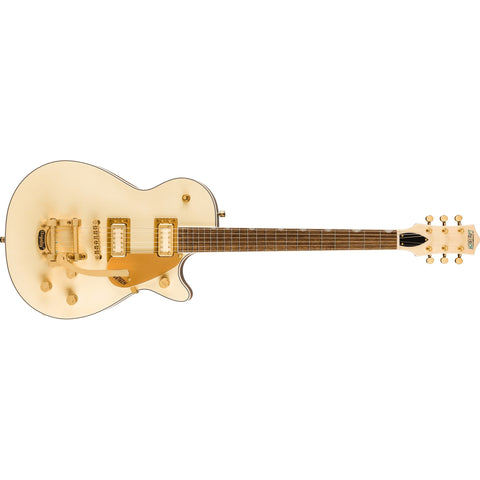 Gretsch Electromatic Pristine LTD Edition Jet Electric Guitar with Bigsby-White Gold-Music World Academy