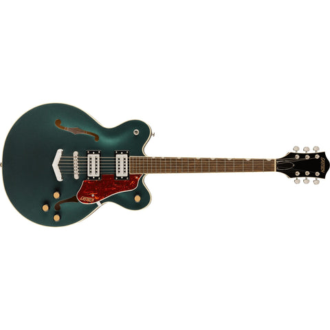 Gretsch G2622 Streamliner Centre Block DC Hollowbody Electric Guitar-Cadillac Green-Music World Academy