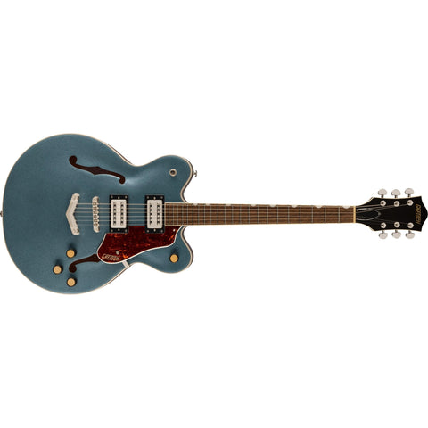 Gretsch G2622 Streamliner Centre Block DC Hollowbody Electric Guitar-Gunmetal-Music World Academy