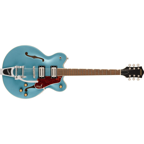 Gretsch G2622T Streamliner Centre Block Hollowbody Electric Guitar-Arctic Blue-Music World Academy