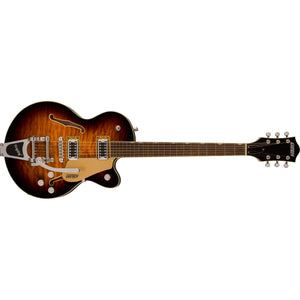 Gretsch G5655T-QM Electromatic Center-Block Junior Quilted Maple Hollowbody Electric Guitar-Sweet Tea-Music World Academy