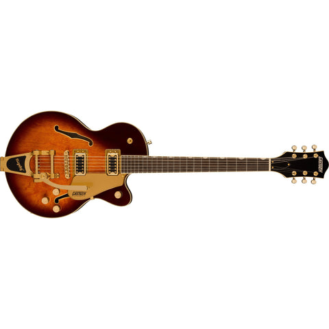 Gretsch G5655TG Electromatic Center Block Jr. Hollowbody Electric Guitar-Single Barrel Burst-Music World Academy