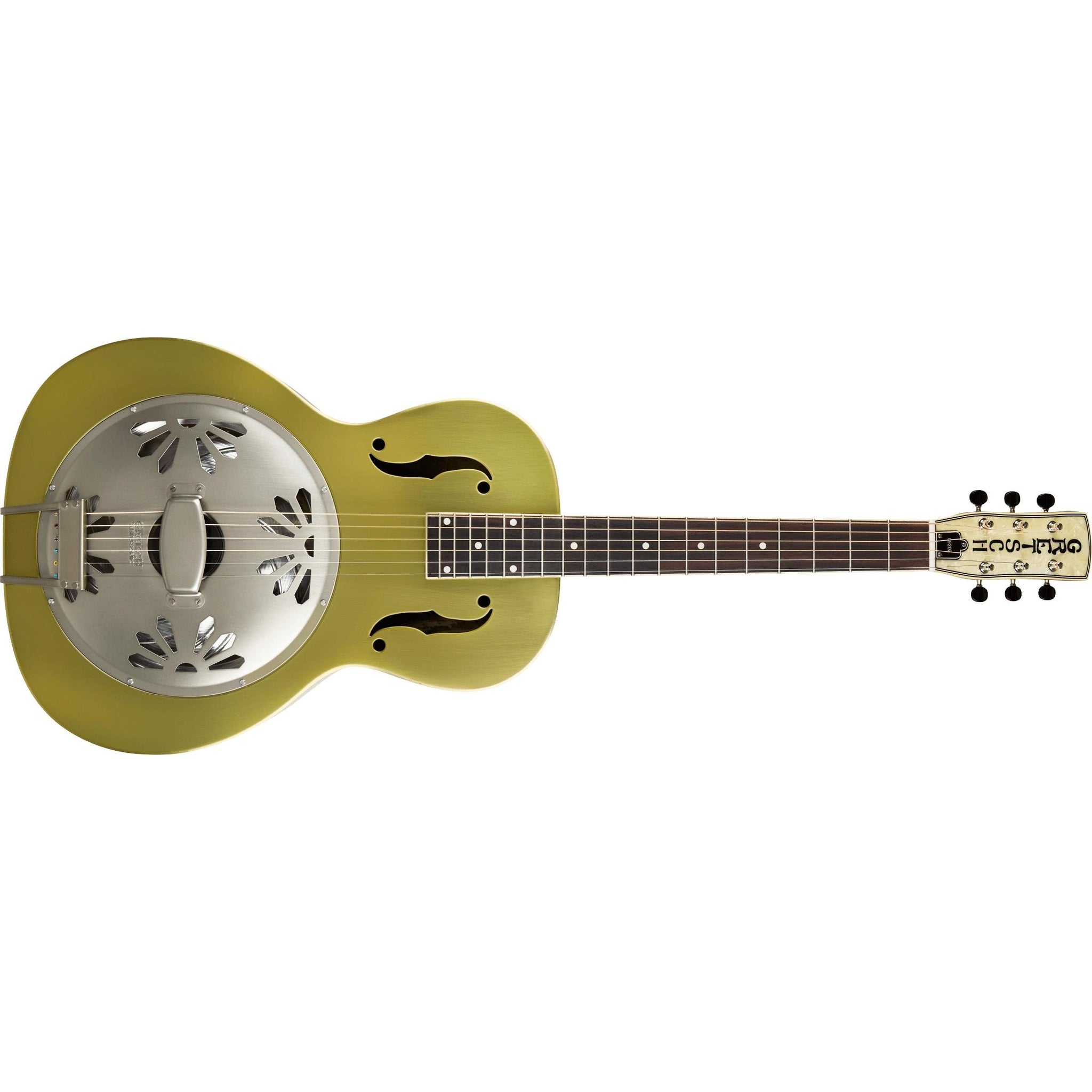 Gretsch G9202-BRNZ Honey Dipper Special Edition Brass Resonator Guitar-Bell Bronze-Music World Academy