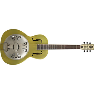 Gretsch G9202-BRNZ Honey Dipper Special Edition Brass Resonator Guitar-Bell Bronze-Music World Academy