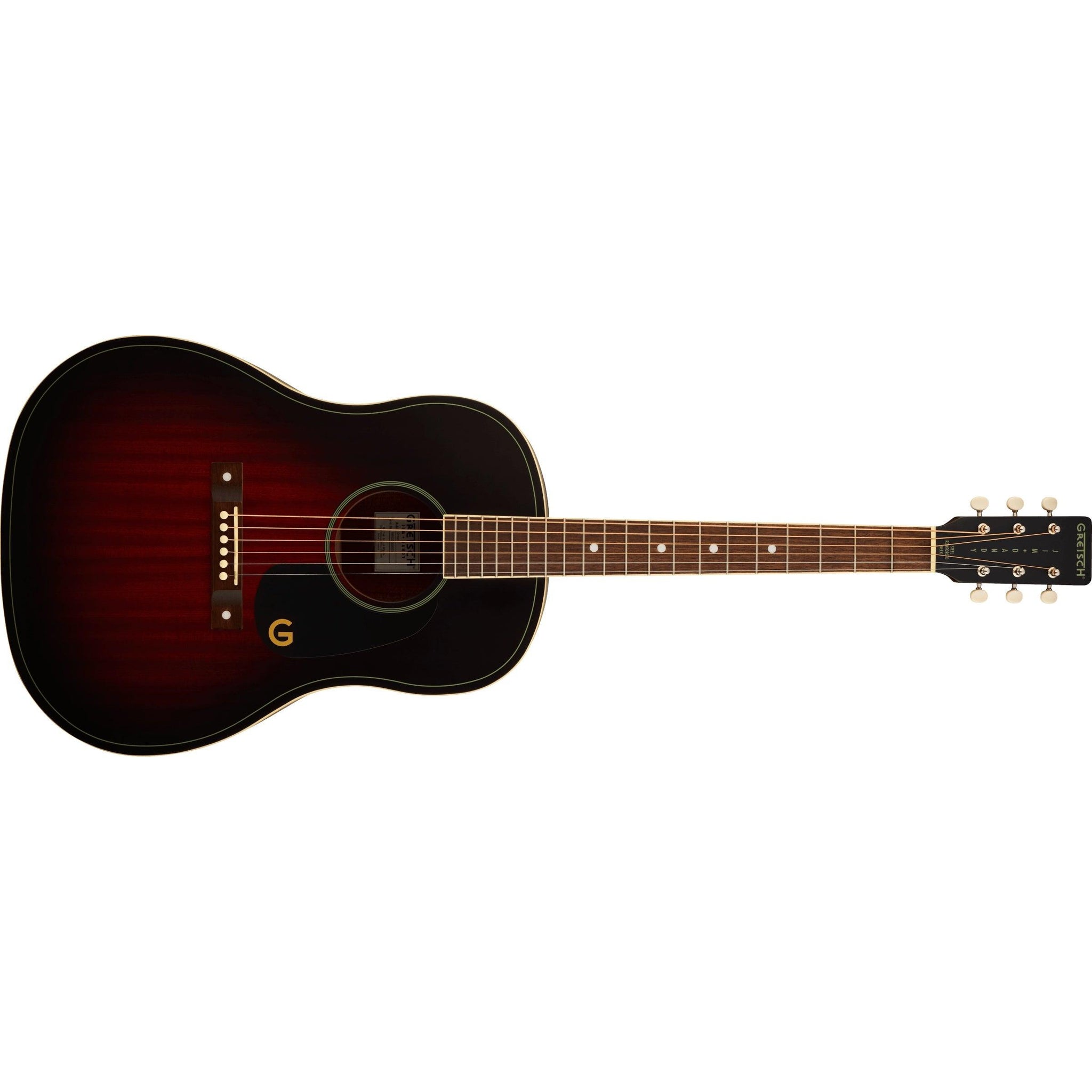 Gretsch Jim Dandy Dreadnought Acoustic Guitar-Deep Cherry Burst-Music World Academy