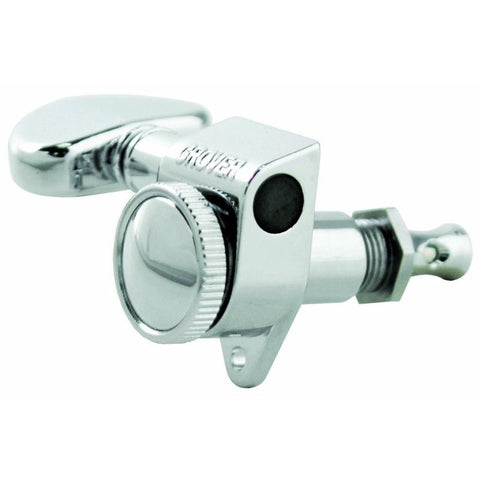 Grover 502C "Roto-Grip" Locking Rotomatic Machine Heads 3+3-Chrome-Music World Academy