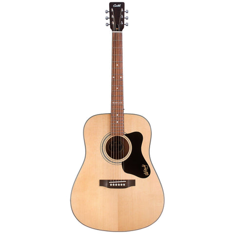 Guild A-20 Bob Marley Westerly Collection Dreadnought Acoustic Guitar with Gig Bag-Natural-Music World Academy