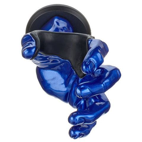 Guitar Grip LFT-111 Classic Grip Left Hand Guitar Wall Hanger-Metallic Blue-Music World Academy