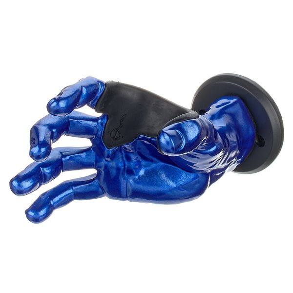 Guitar Grip RT-111R Classic Grip Right Hand Guitar Wall Hanger-Metallic Blue-Music World Academy