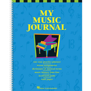 Hal Leonard 296040 My Music Journal Student Assignment Book-Music World Academy