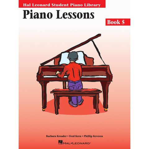 Hal Leonard 296041 Student Piano Lessons Book 5-Music World Academy