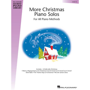 Hal Leonard 296792 More Christmas Piano Solos Level 2-Music World Academy