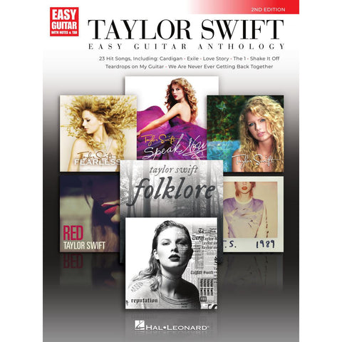 Hal Leonard 359800 Taylor Swift Easy Guitar Anthology with TAB-Music World Academy