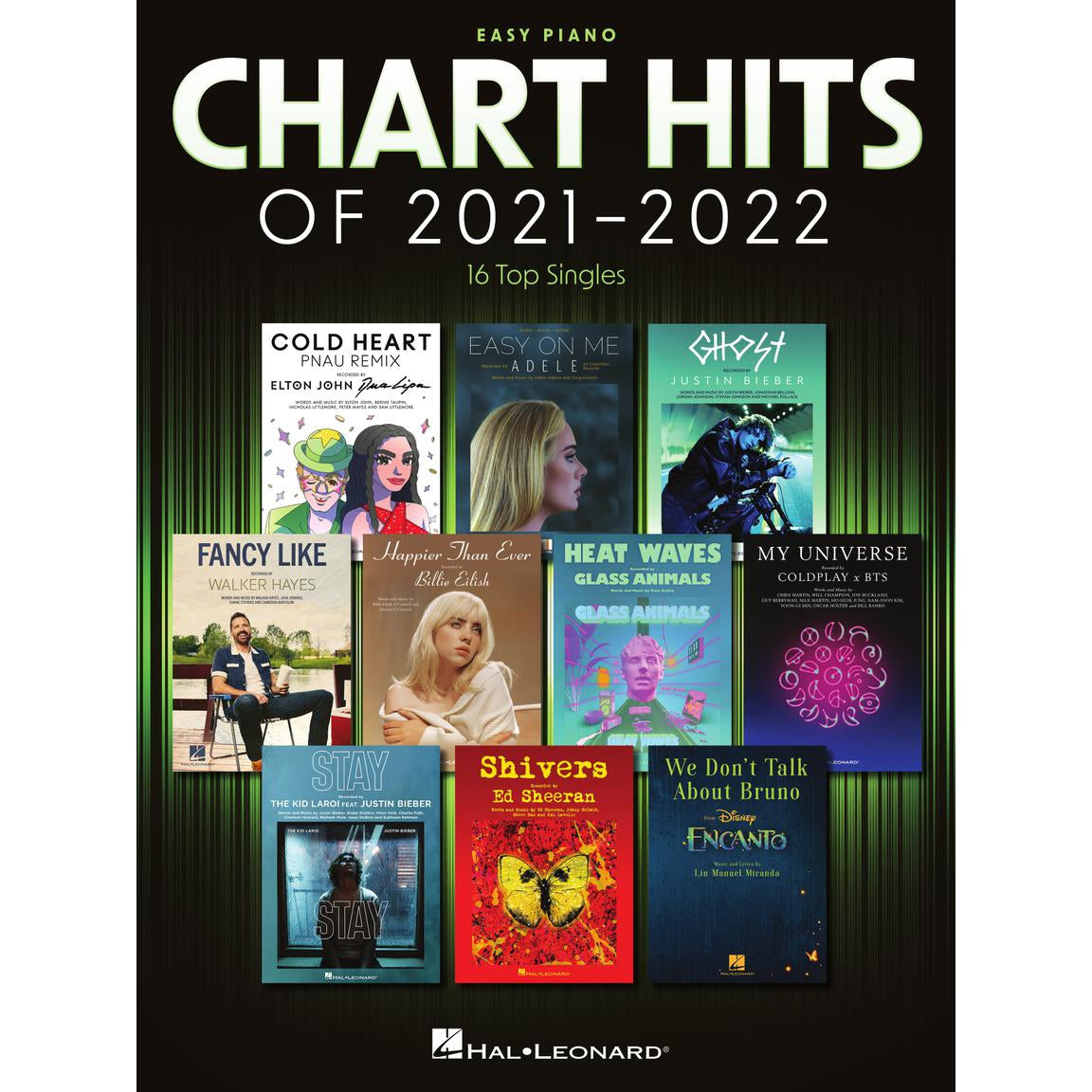 Hal Leonard 418042 Chart Hits of 2021-2022 Easy Piano-Music World Academy