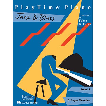 Hal Leonard 420153 Playtime Piano Jazz & Blues-Level 1-Music World Academy