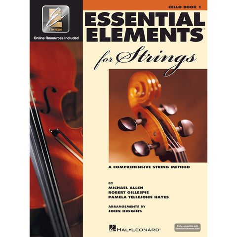 Hal Leonard 868051 Essential Elements for Strings Cello Book 1-Music World Academy