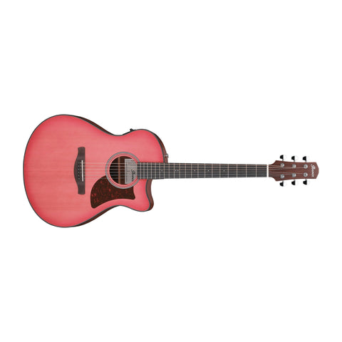 Ibanez AAM50CE-CRO Advanced Acoustic/Electric Guitar-Coral Red Burst-Music World Academy