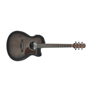 Ibanez AAM70CE-TBN Advanced Acoustic/Electric Guitar-Transparent Charcoal Burst-Music World Academy