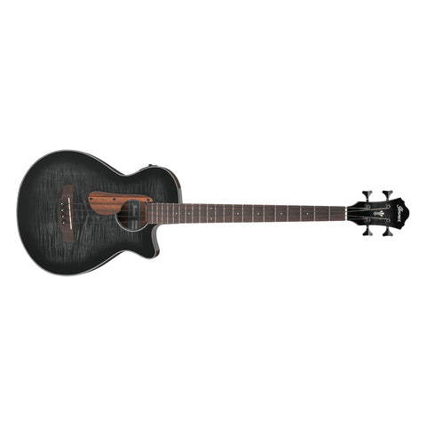 Ibanez AEGB25E-TKH AEG Acoustic/Electric Bass Guitar-Transparent Black Sunburst-Music World Academy