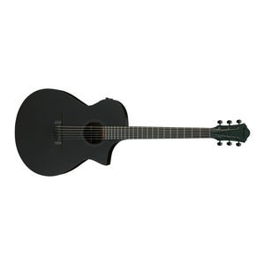 Ibanez AEWC621-BOT AEW Series Acoustic/Electric Guitar-Black Out-Music World Academy