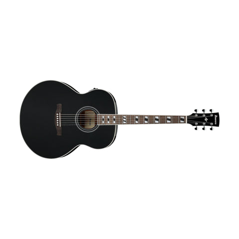 Ibanez AJ70M1E-BK Artwood Series Acoustic/Electric Guitar-Black-Music World Academy