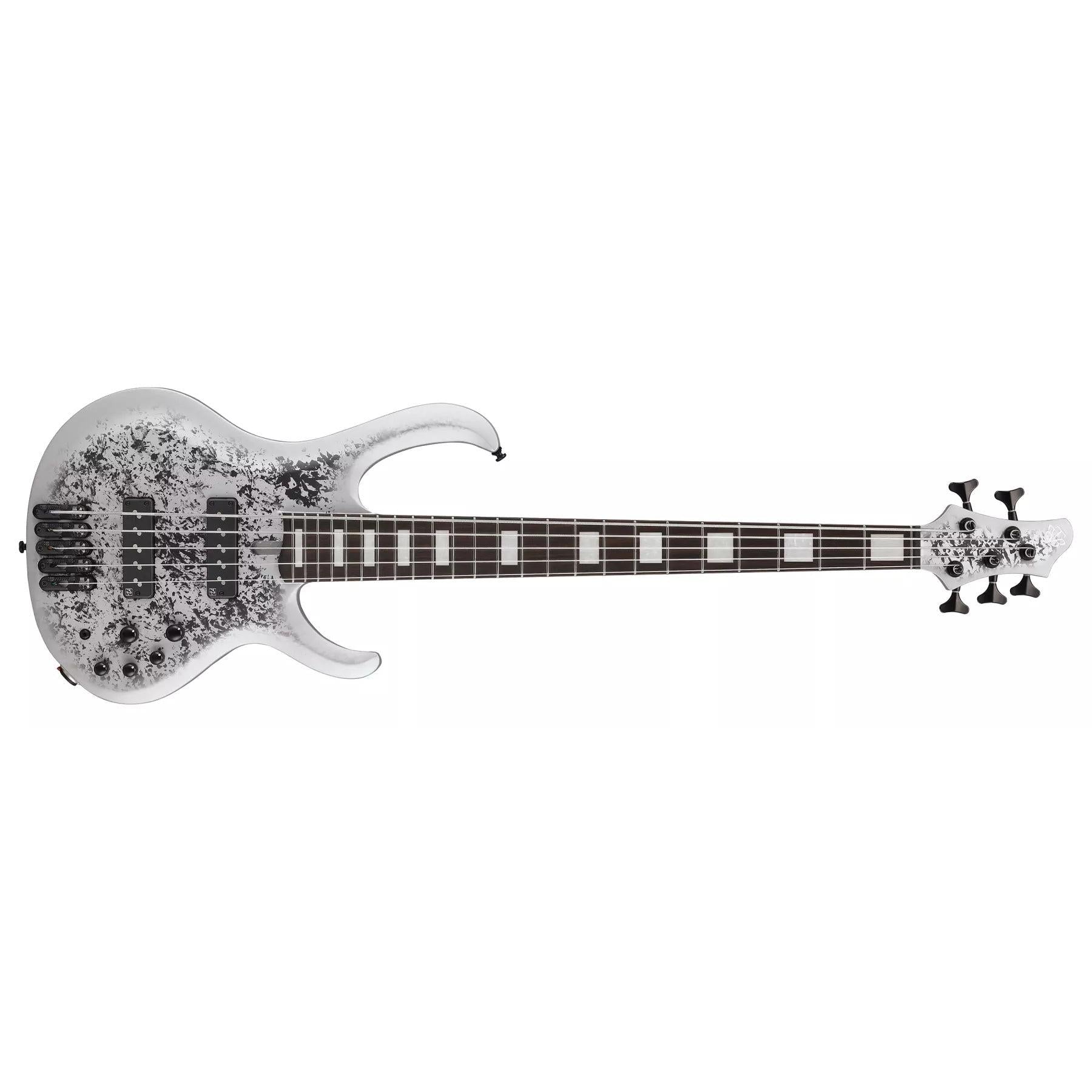Ibanez BTB25TH5-SLM 25th Anniversary Edition BTB Standard 5-String Electric Bass-Silver Blizzard Matte-Music World Academy