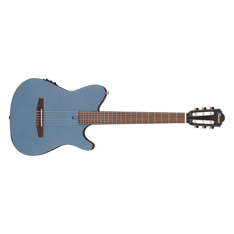 Ibanez FRH10NIBF FRH Classical/Electric Guitar-Indigo Blue Metallic Flat-Music World Academy