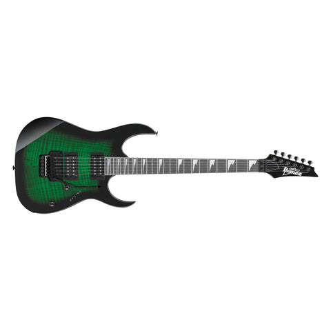 Ibanez GRG320FA-TEB Gio Series Electric Guitar-Transparent Emerald Burst-Music World Academy