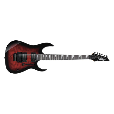 Ibanez GRG320FA-TRB Gio Series Electric Guitar-Transparent Red Burst-Music World Academy