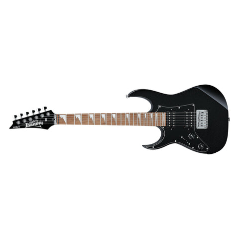 Ibanez GRGM21-BKN-L Gio miKro Left-Handed Electric Guitar-Black Night-Music World Academy
