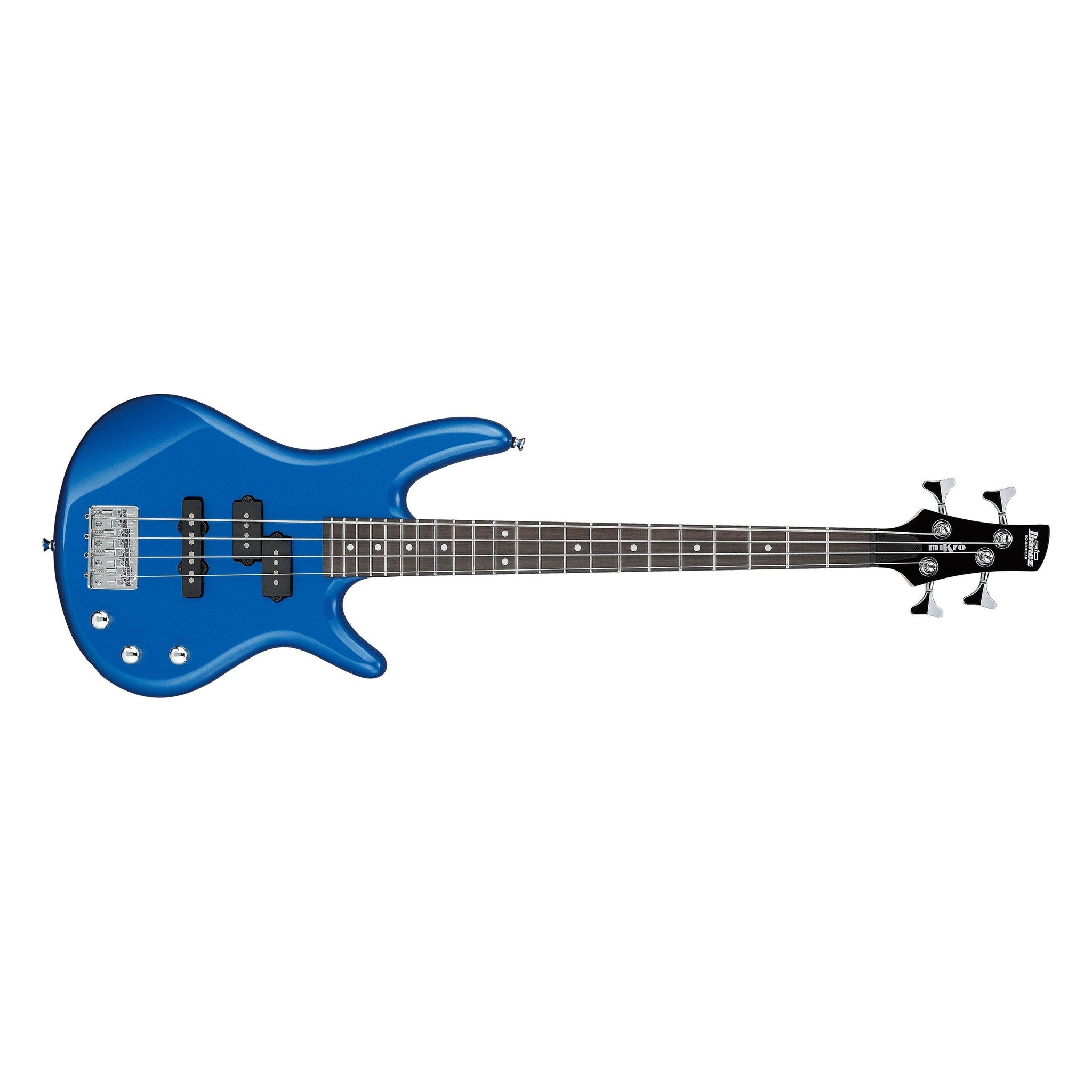 Ibanez GSRM20-SLB Gio Series Mikro 4-String Short Scale Electric Bass-Starlight Blue-Music World Academy