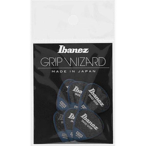 Ibanez Grip Wizard Guitar Picks 6-Pack 0.8mm-Dark Blue-Music World Academy
