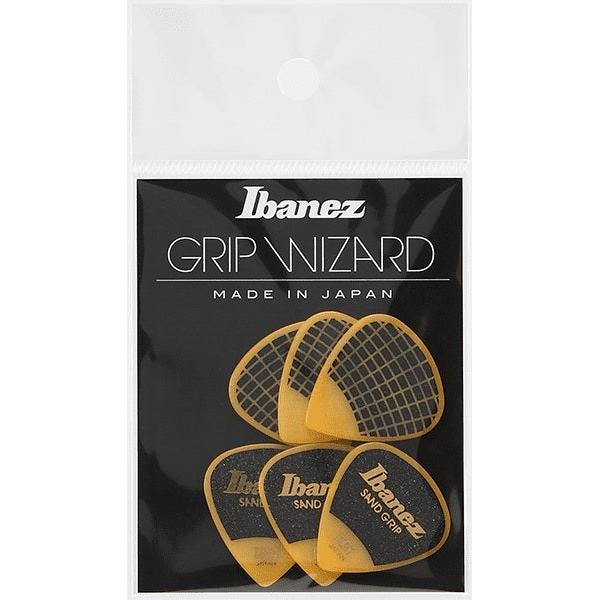 Ibanez Grip Wizard Guitar Picks 6-Pack 1.0mm-Yellow-Music World Academy