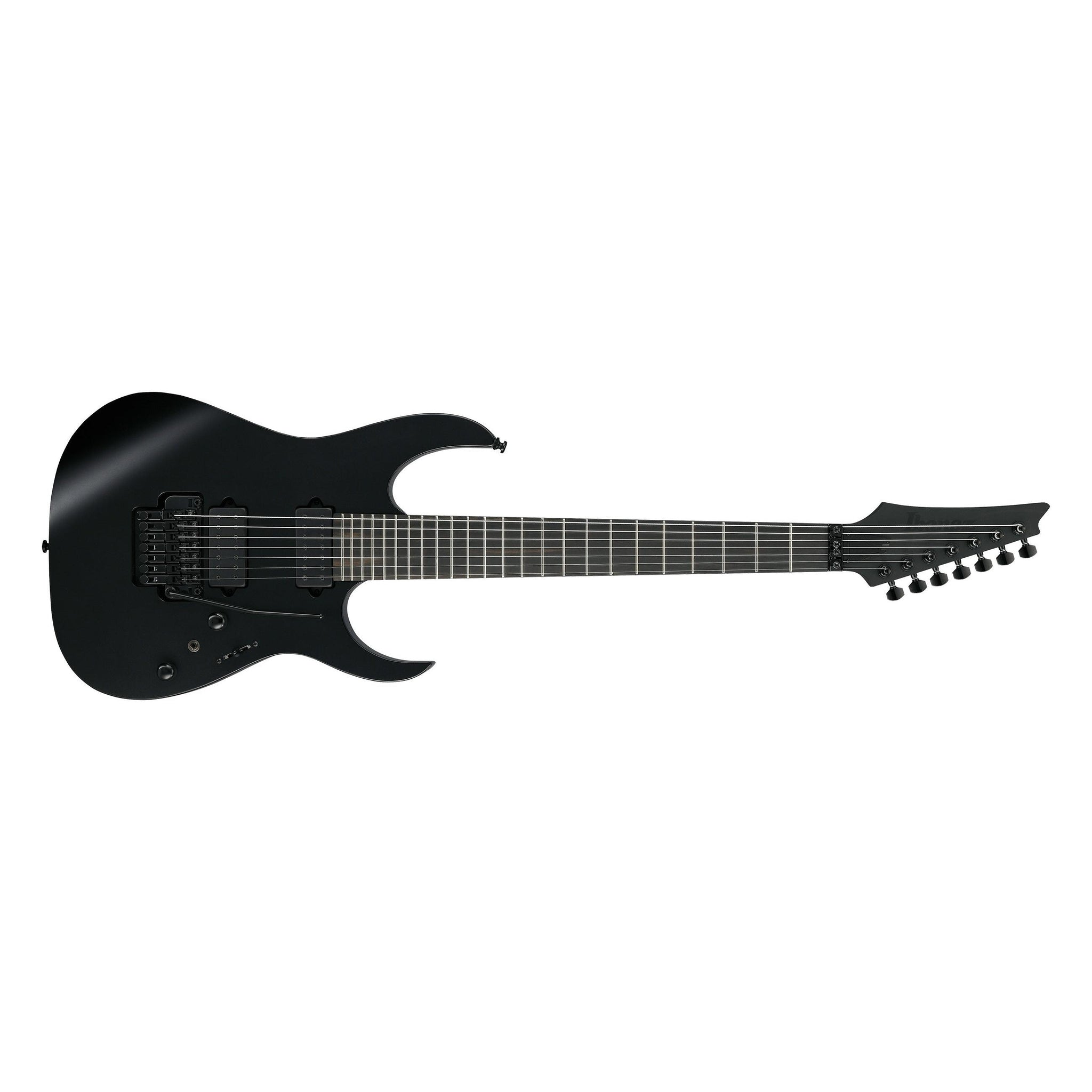 Ibanez RGRB720-BKF RG Iron Label 7-String Electric Guitar-Black Flat-Music World Academy