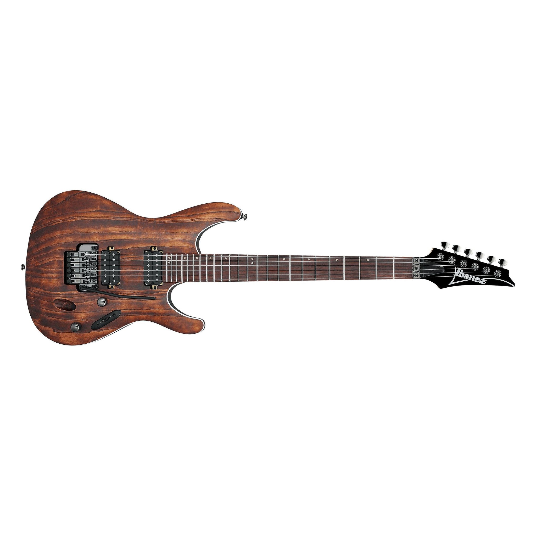 Ibanez S520AH-ABS S-Series Electric Guitar-Antique Brown Stained-Music World Academy