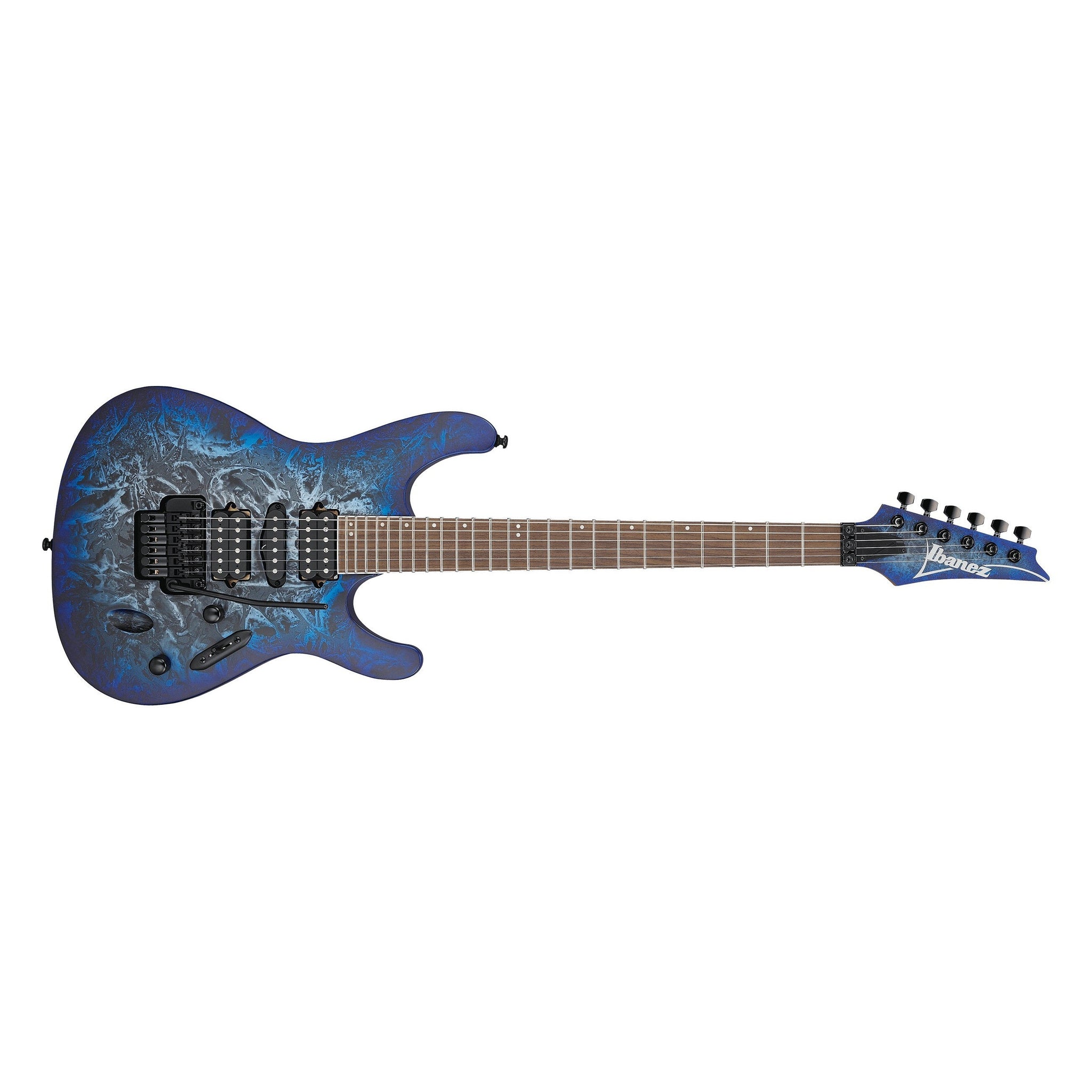 Ibanez S770-CZM S-Series Electric Guitar-Cosmic Blue Frozen Matte-Music World Academy