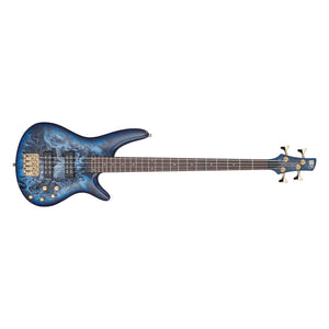 Ibanez SR300EDX-CZM SR Series Electric Bass Guitar-Cosmic Blue Frozen Matte-Music World Academy