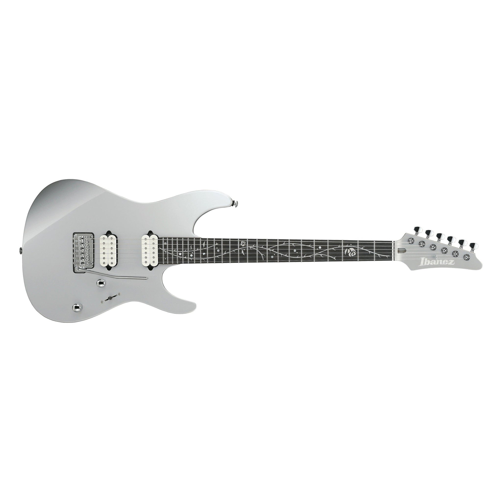 Ibanez TOD10 Tim Henson Signature Electric Guitar with Gig Bag-Classic Silver-Music World Academy