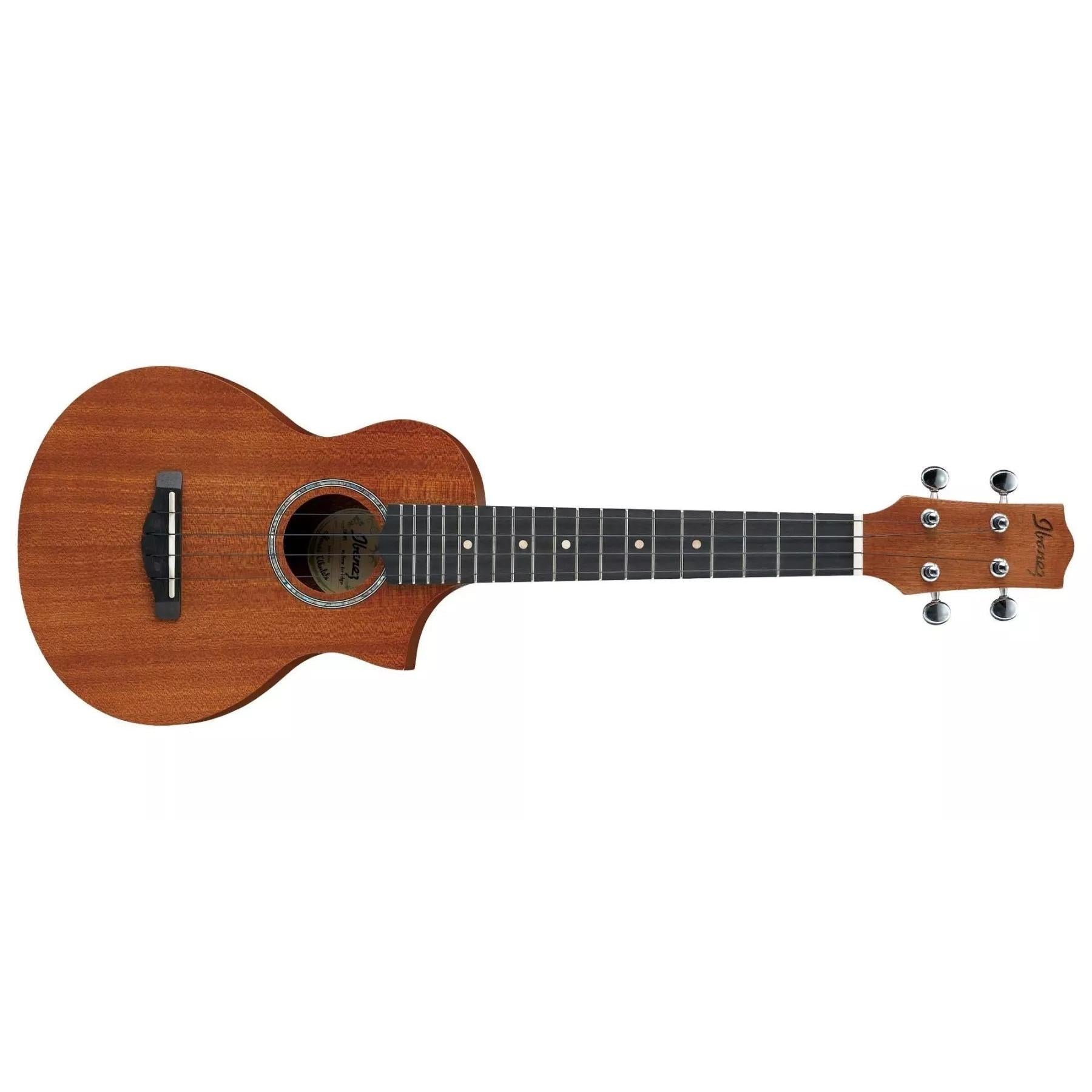 Ibanez UEW5 Cutaway Concert Ukulele-Open Pore Natural-Music World Academy