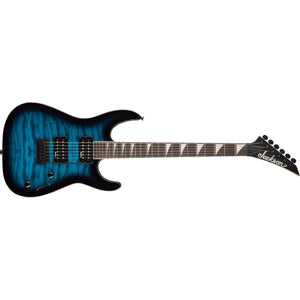 Jackson JS Series Dinky JS20 DKQ 2PT Electric Guitar-Transparent Blue Burst-Music World Academy