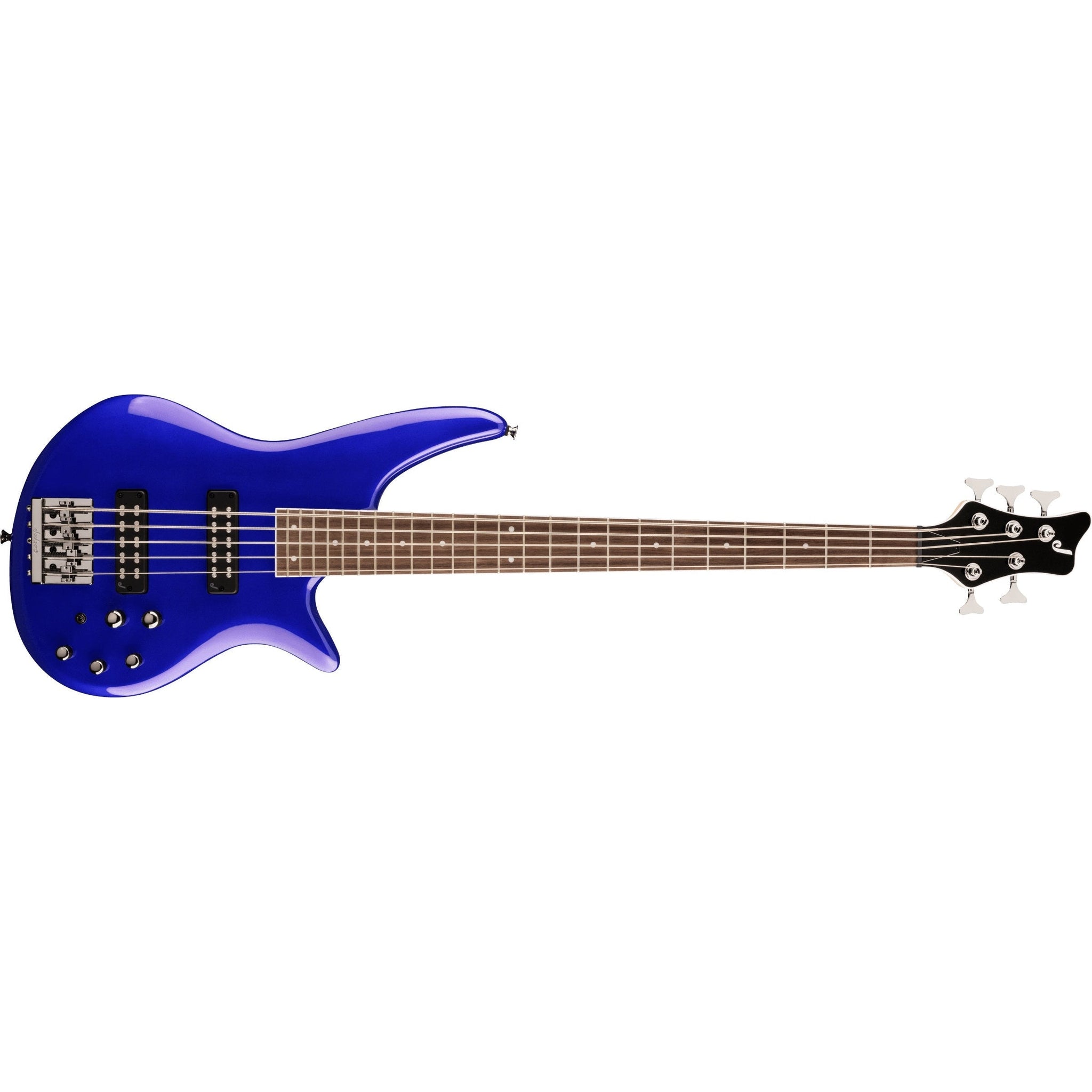 Jackson JS Series JS3 Spectra V Bass Guitar-Indigo Blue-Music World Academy