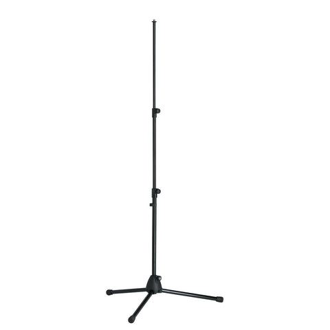K&M 199-BLACK 3-Piece Folding Microphone Stand-Black-Music World Academy
